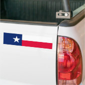 Texas State Flag Design Bumpersticker (Op Truck)
