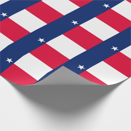 Texas State Flag Design Cadeaupapier (Hoek)