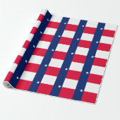 Texas State Flag Design Cadeaupapier (Uitgerold)