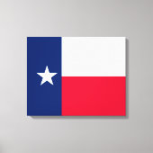 Texas State Flag Design Decor Canvas Afdruk (Voorkant)