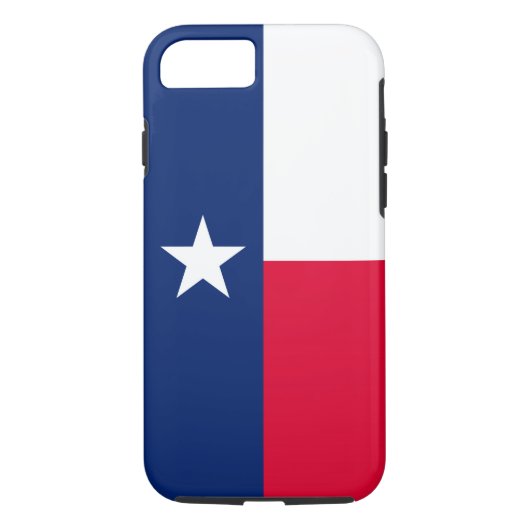 Texas State Flag Design Decor Case-Mate iPhone Case (Achterkant)