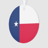 Texas State Flag Design Decor Ornament (voorkant)