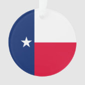 Texas State Flag Design Decor Ornament (voorkant)