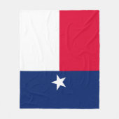 Texas State Flag Design Fleece Deken (Voorkant)