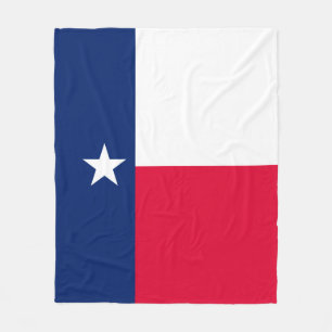 Texas State Flag Design Fleece Deken