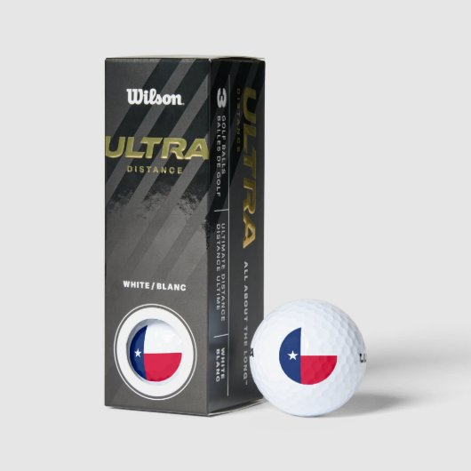 Texas State Flag Design Golfballen (Verpakking)