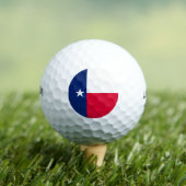 Texas State Flag Design Golfballen (Insitu Shirt)