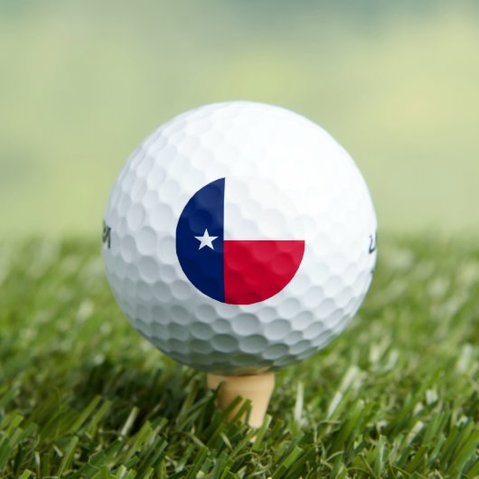 Texas State Flag Design Golfballen (Insitu Shirt)