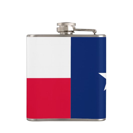 Texas State Flag Design Heupfles (Achterkant)