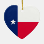 Texas State Flag Design Keramisch Ornament (Voorkant)