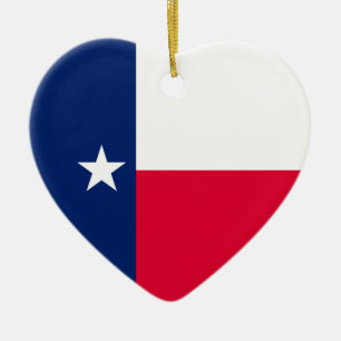 Texas State Flag Design Keramisch Ornament