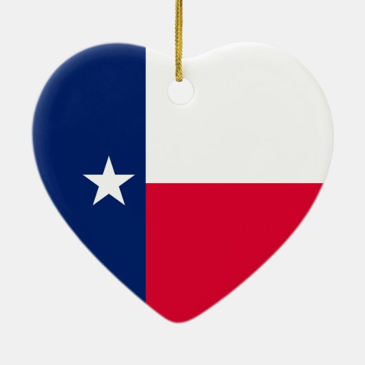 Texas State Flag Design Keramisch Ornament (Achterkant)