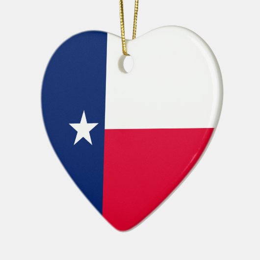 Texas State Flag Design Keramisch Ornament (Links)