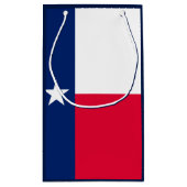 Texas State Flag Design Klein Cadeauzakje (Achterkant)
