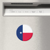 Texas State Flag Design Magneet (Insitu (Vaatwasser))