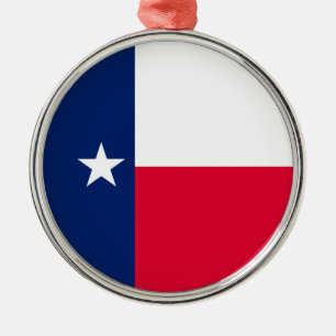 Texas State Flag Design Metalen Ornament