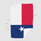 Texas State Flag Design op een Golfhanddoek (Insitu)