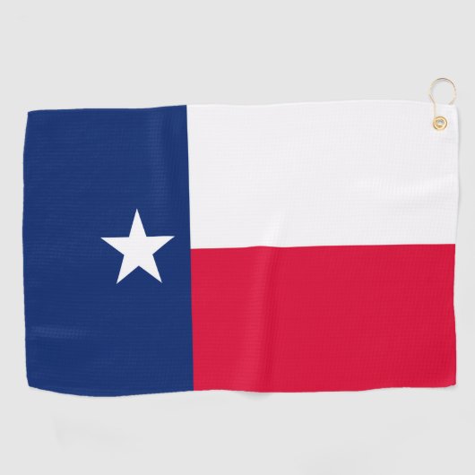 Texas State Flag Design op een Golfhanddoek (Horizontaal)