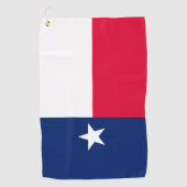 Texas State Flag Design op een Golfhanddoek (Voorkant)