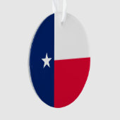 Texas State Flag Design Ornament (voorkant)