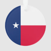 Texas State Flag Design Ornament (achterkant)