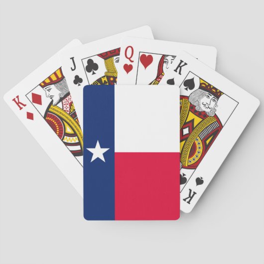 Texas State Flag Design Pokerkaarten (Achterkant)