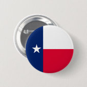 Texas State Flag Design Ronde Button 5,7 Cm (Voorkant /achterkant)