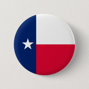 Texas State Flag Design Ronde Button 5,7 Cm