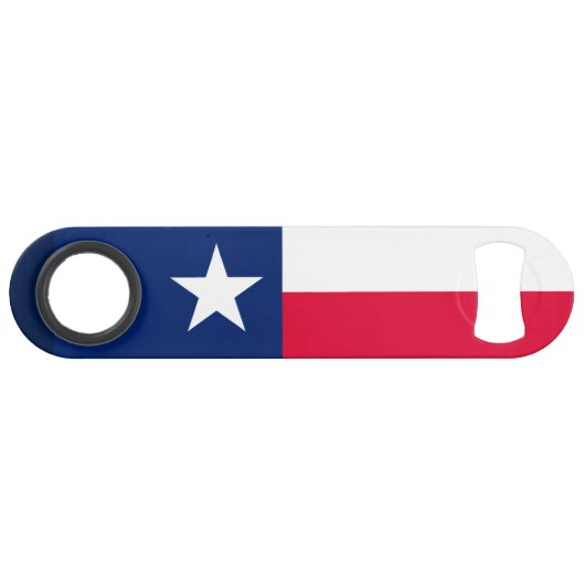 Texas State Flag Design Speed Flessenopener (Achterkant Horizontaal)