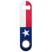 Texas State Flag Design Speed Flessenopener (Voorkant)