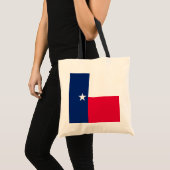 Texas State Flag Design Tote Bag (Voorkant (product))