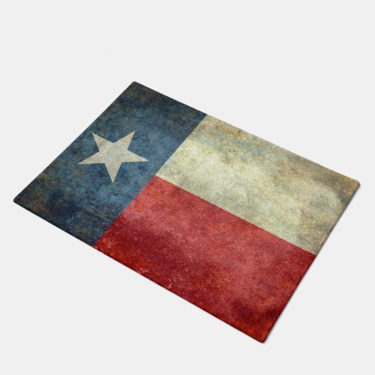 Texas State Flag Deurmat (Schuin)