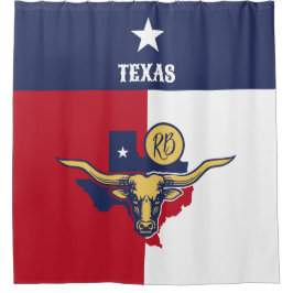 Texas State Flag Douchegordijn