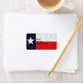 TEXAS STATE FLAG ETIKET (Insitu)