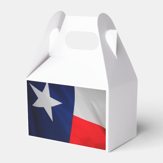 Texas State Flag Favor Box Bedankdoosjes (Voorkant Zijde)