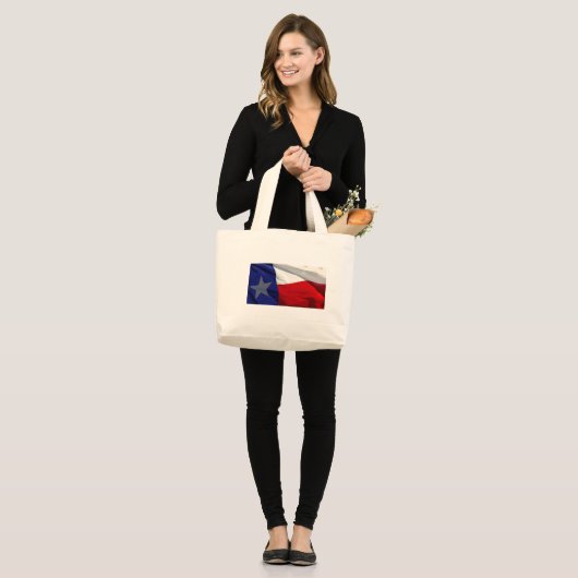 Texas State Flag Grote Tote Bag (Voorkant (model))
