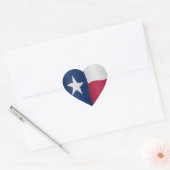 Texas state flag hart sticker (Envelop)