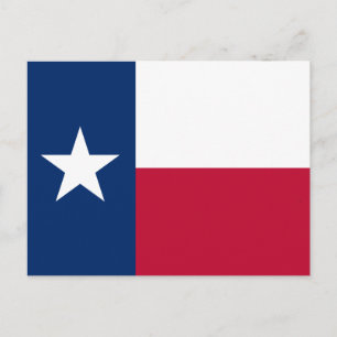 Texas State Flag is een eenzame staat Briefkaart
