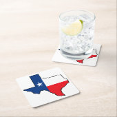 Texas State Flag Kartonnen Onderzetters (Insitu)