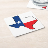 Texas State Flag Kartonnen Onderzetters (Schuin)