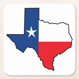 Texas State Flag Kartonnen Onderzetters