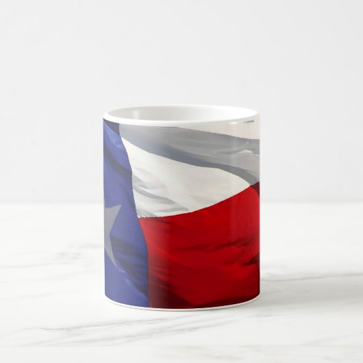 Texas State Flag Koffiemok (Center)
