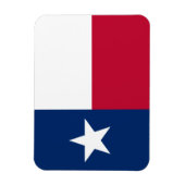 Texas State Flag Magneet (Verticaal)
