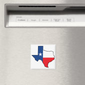Texas State Flag Magneet (Insitu (Vaatwasser))