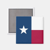 Texas State Flag Magneet (Voorkant / Achterkant)