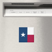 Texas State Flag Magneet (Insitu (Vaatwasser))