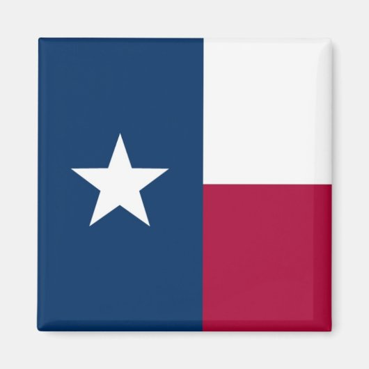 Texas State Flag Magneet (Voorkant)