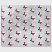 Texas State Flag Map Cadeaupapier (Vlak)