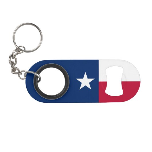 Texas State Flag Mini Flessenopener (Voorkant (Horizontaal))