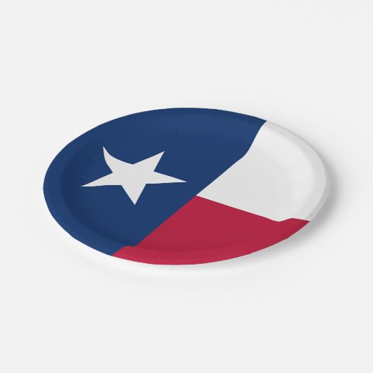 Texas State Flag Papieren Bordje (Gekanteld)